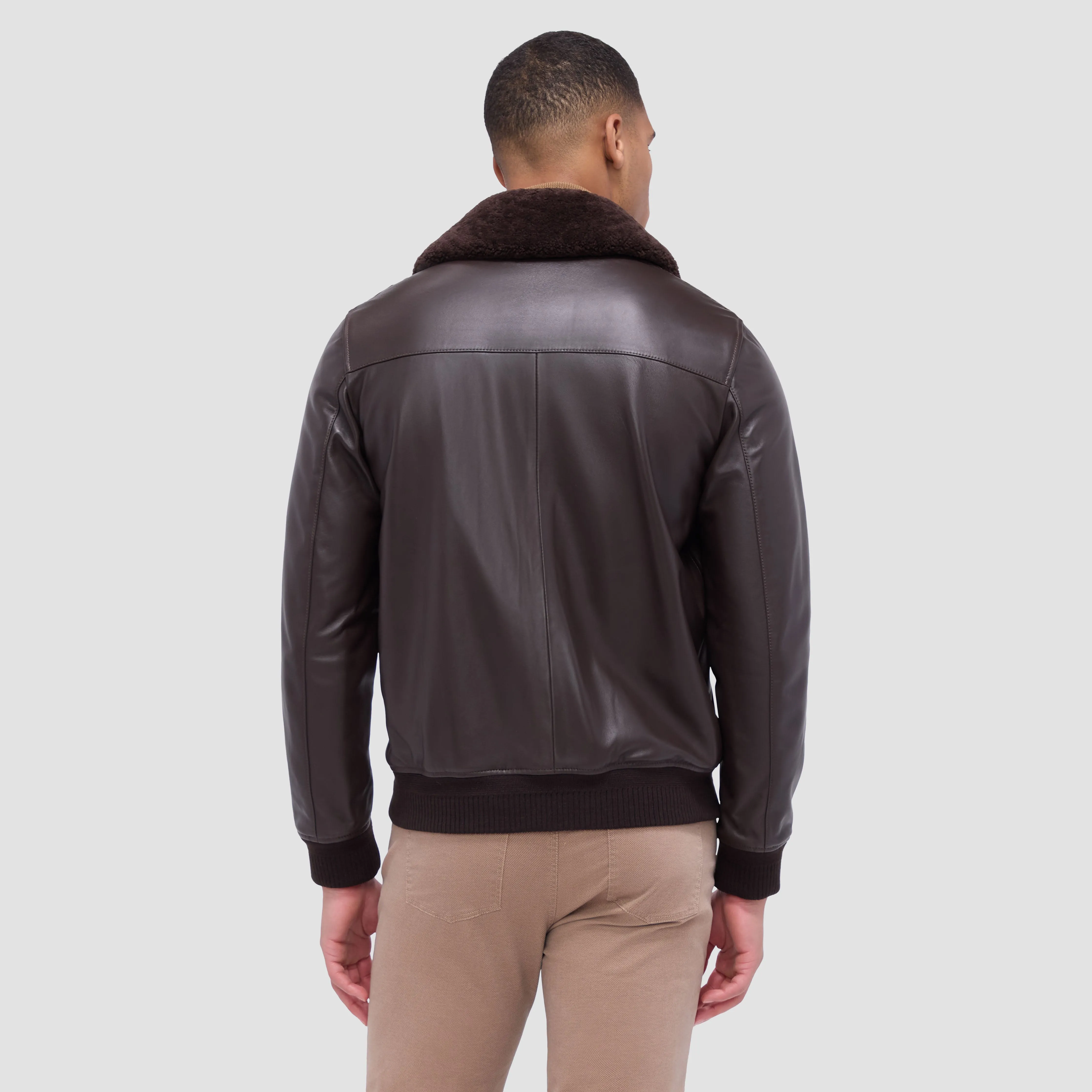 Leather Aviator Jacket