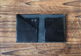 Leather Billfold Wallet #Black