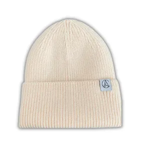 Linen Flat Knit Beanie