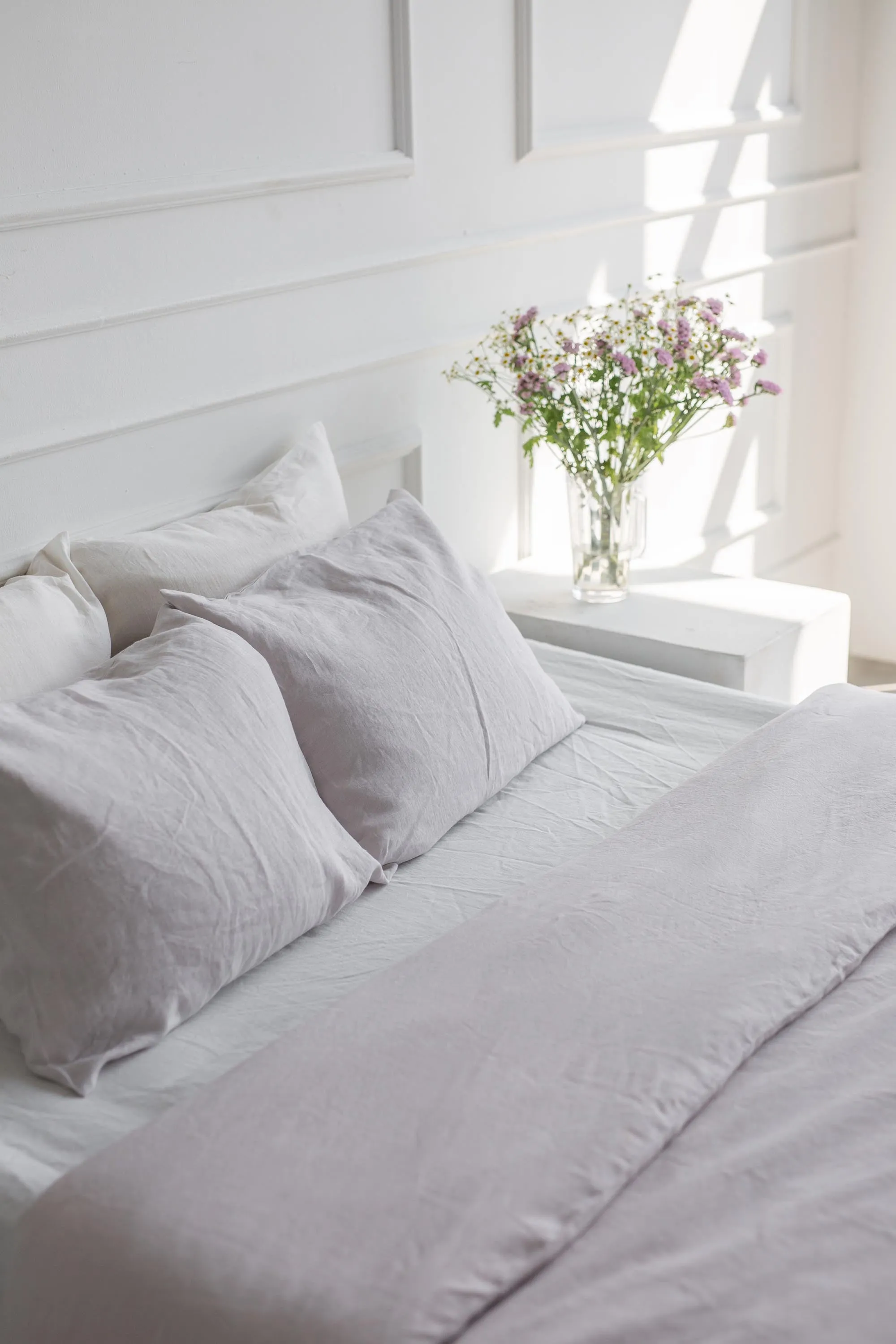 Linen pillowcase in Cream by AmourLinen