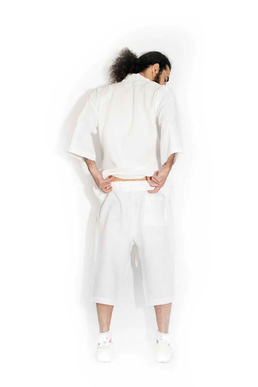 Linen shorts