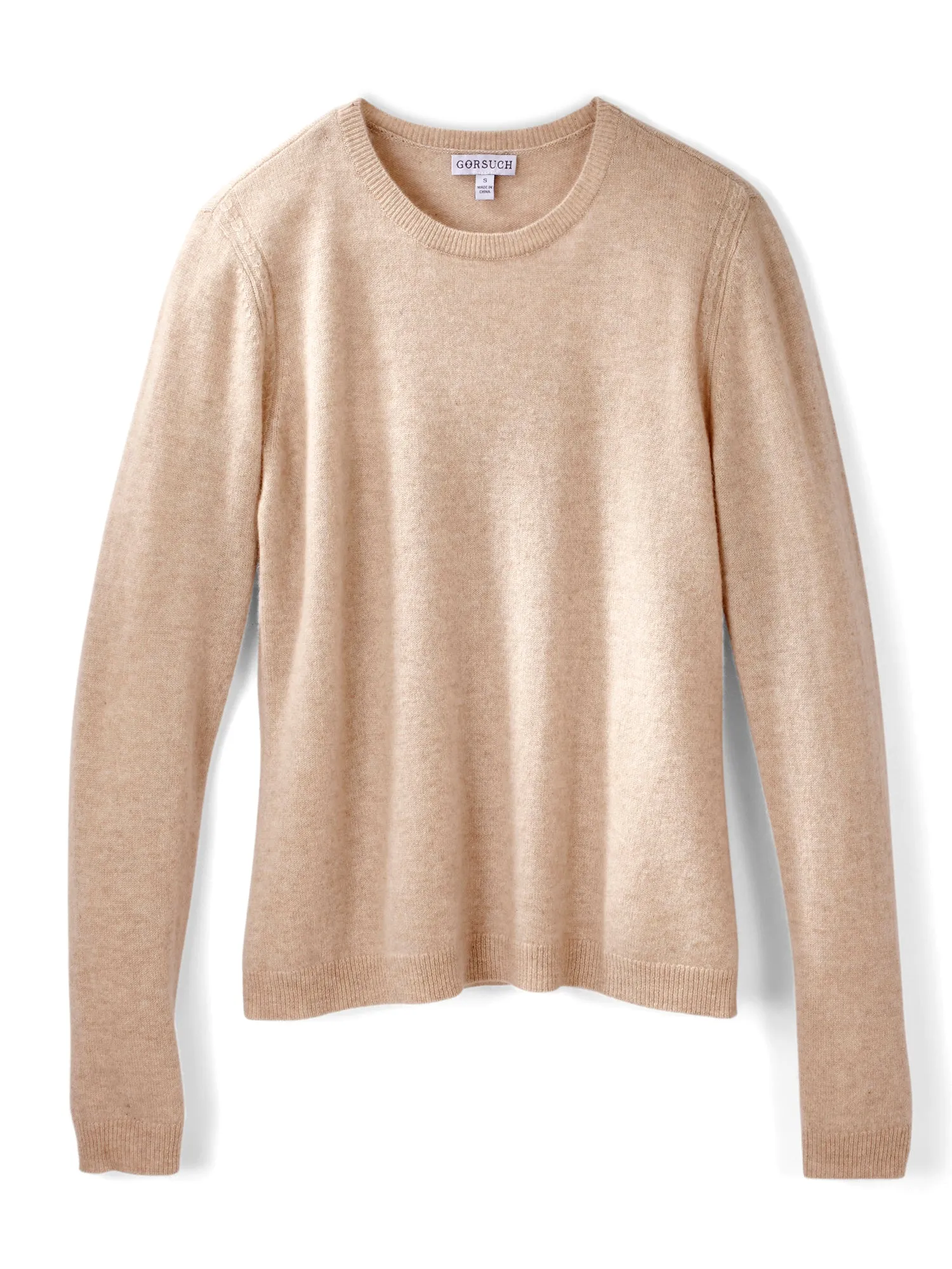 Luxe Layer Cashmere Crewneck Sweater