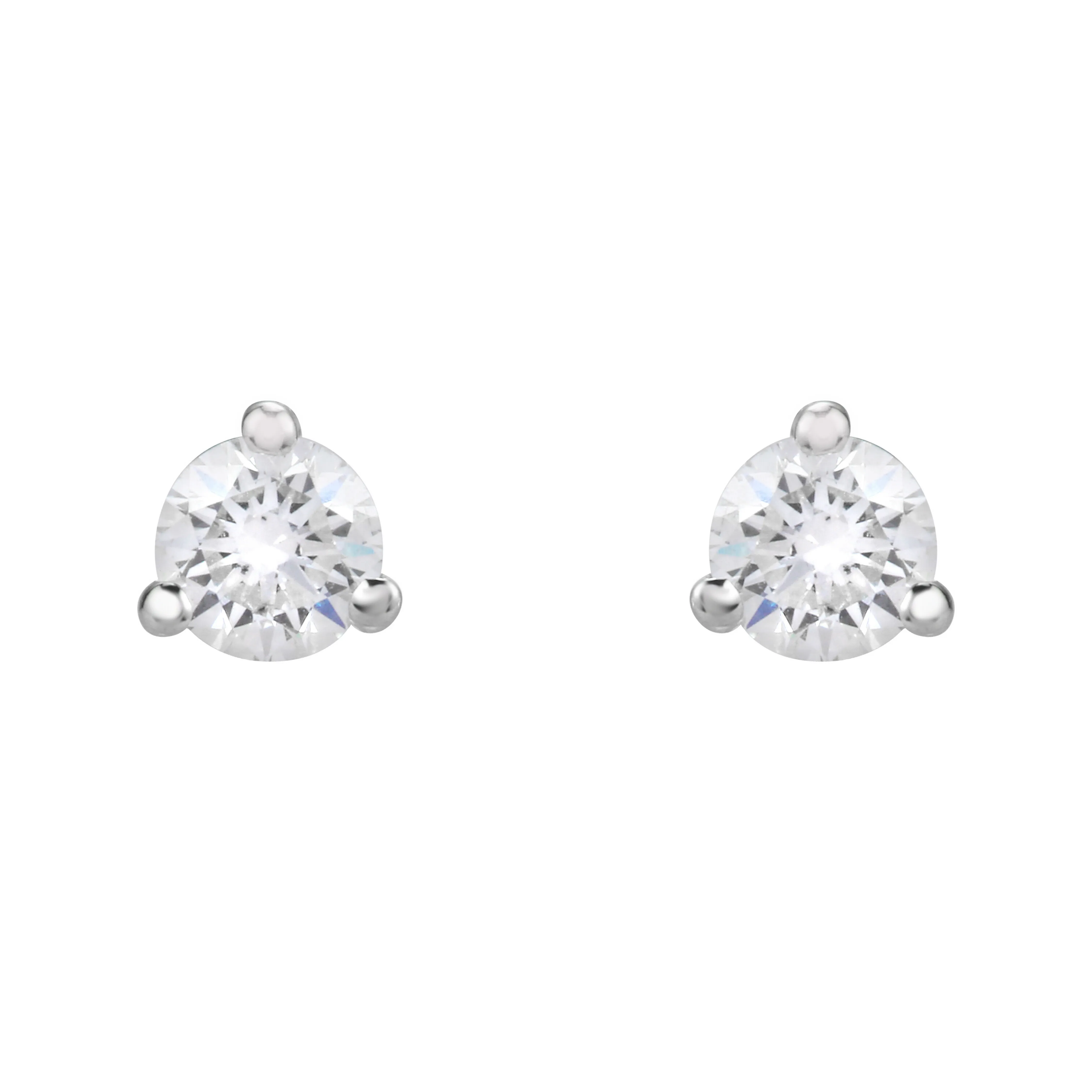 Martini Solitaire Studs 1/2 Carat