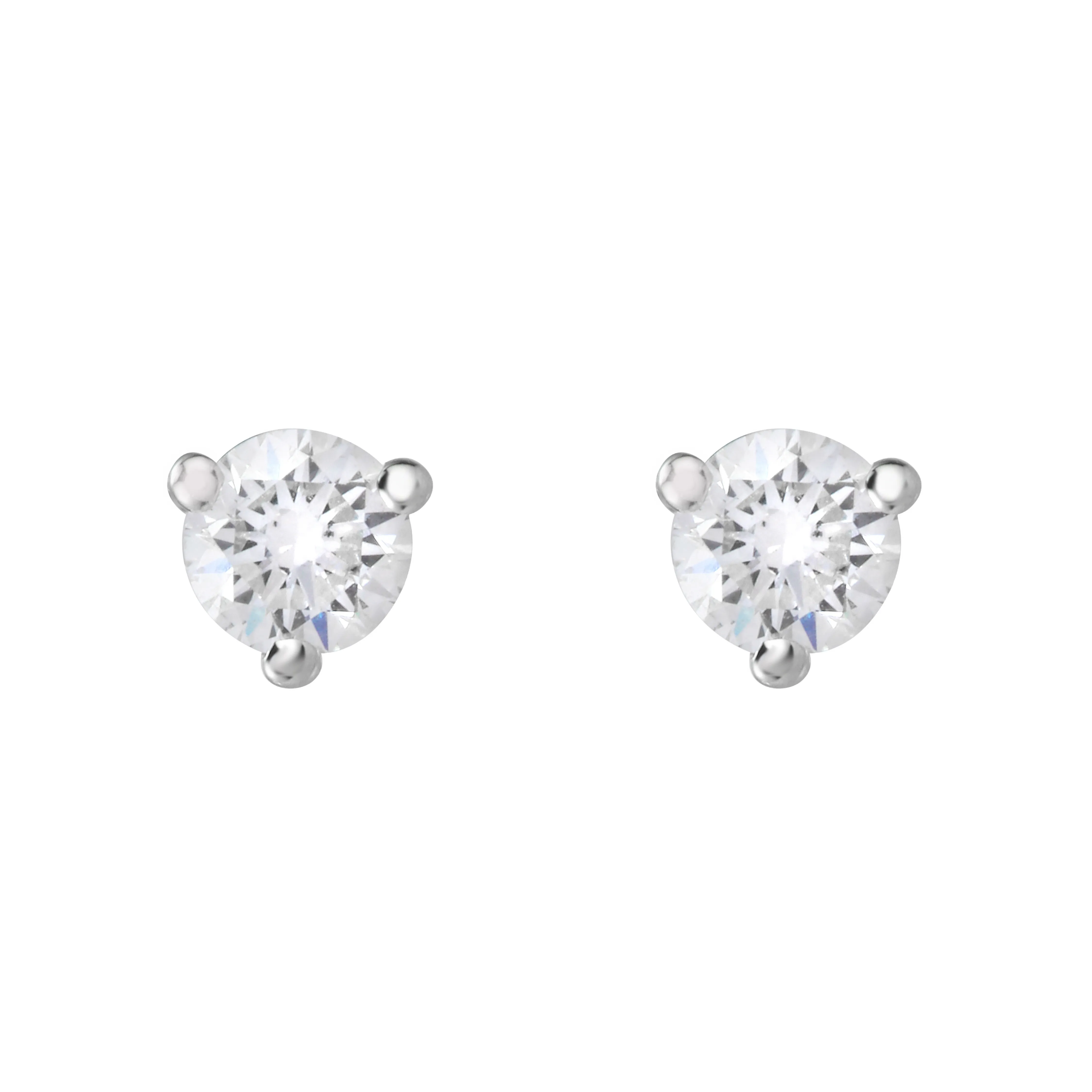 Martini Solitaire Studs 1/2 Carat