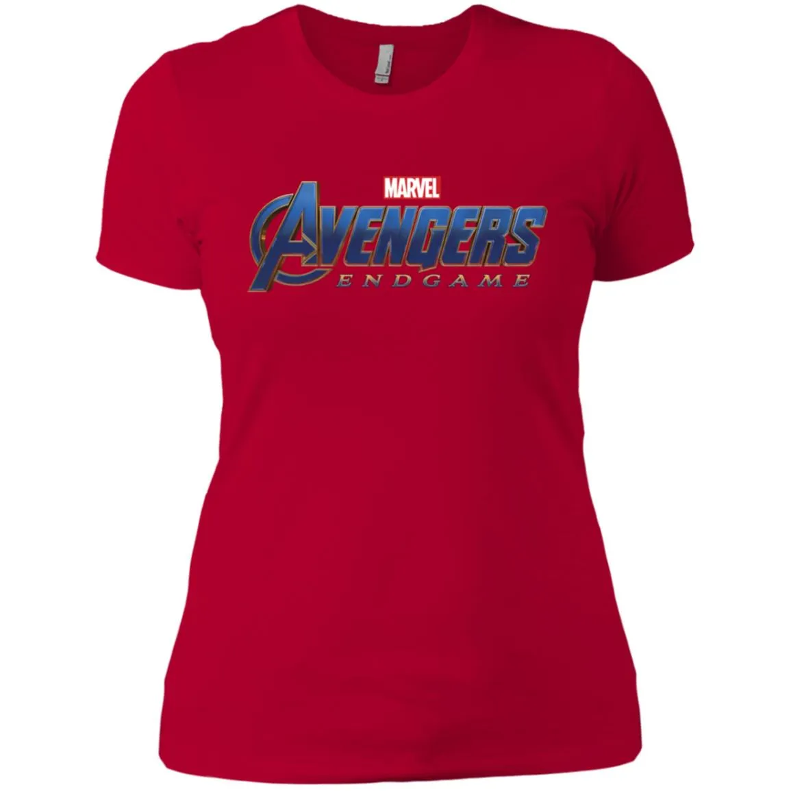 Marvel Avengers Endgame Movie Logo Graphic Women Cotton T-Shirt