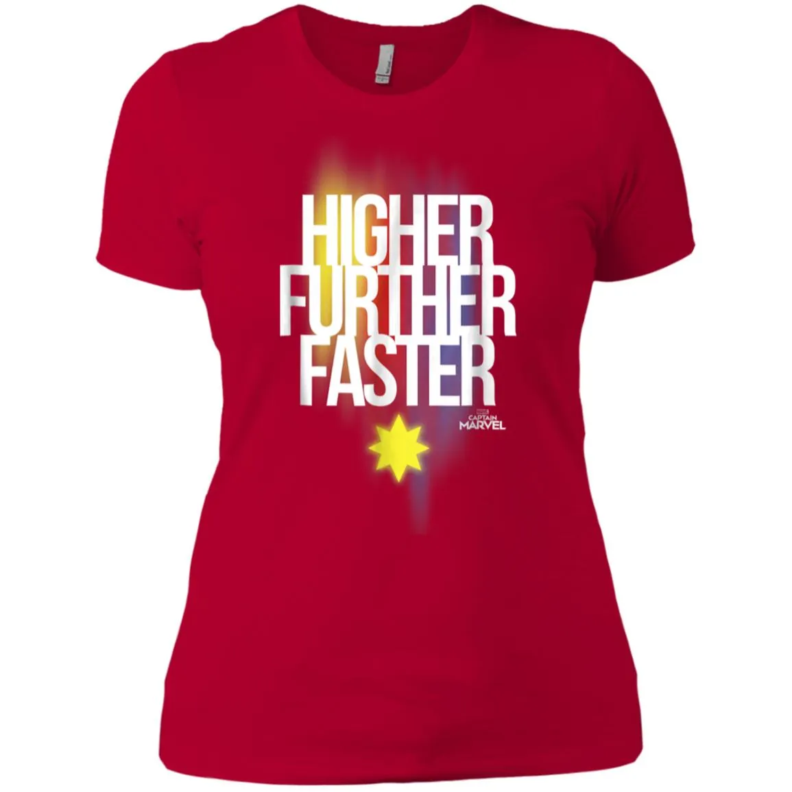 Marvel Captain Marvel Movie Graphic Women Cotton T-Shirt