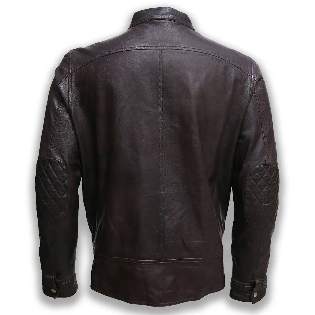 Men's Black Leather Jacket