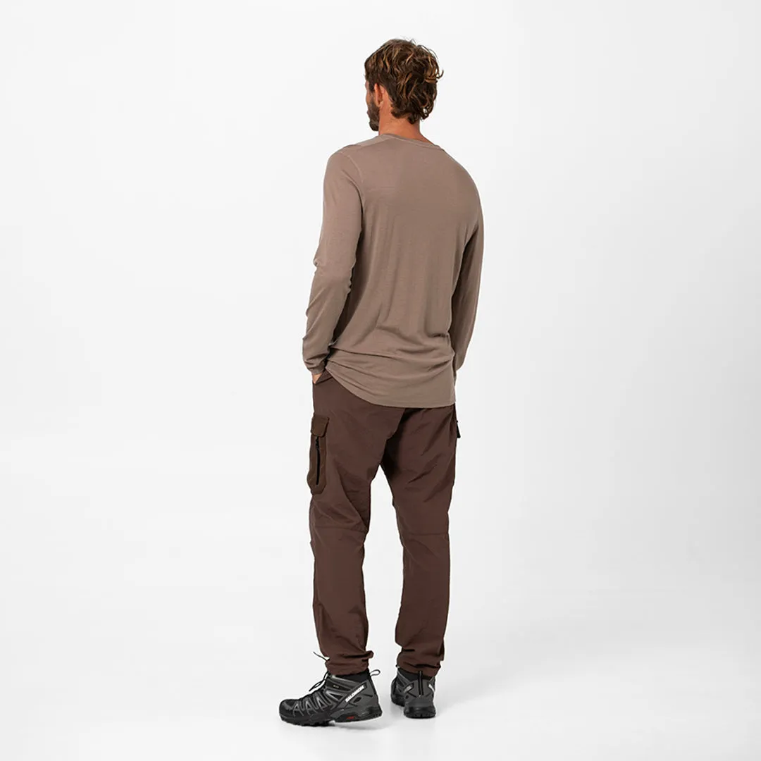 Mens Merino LS Base Layer Tawny