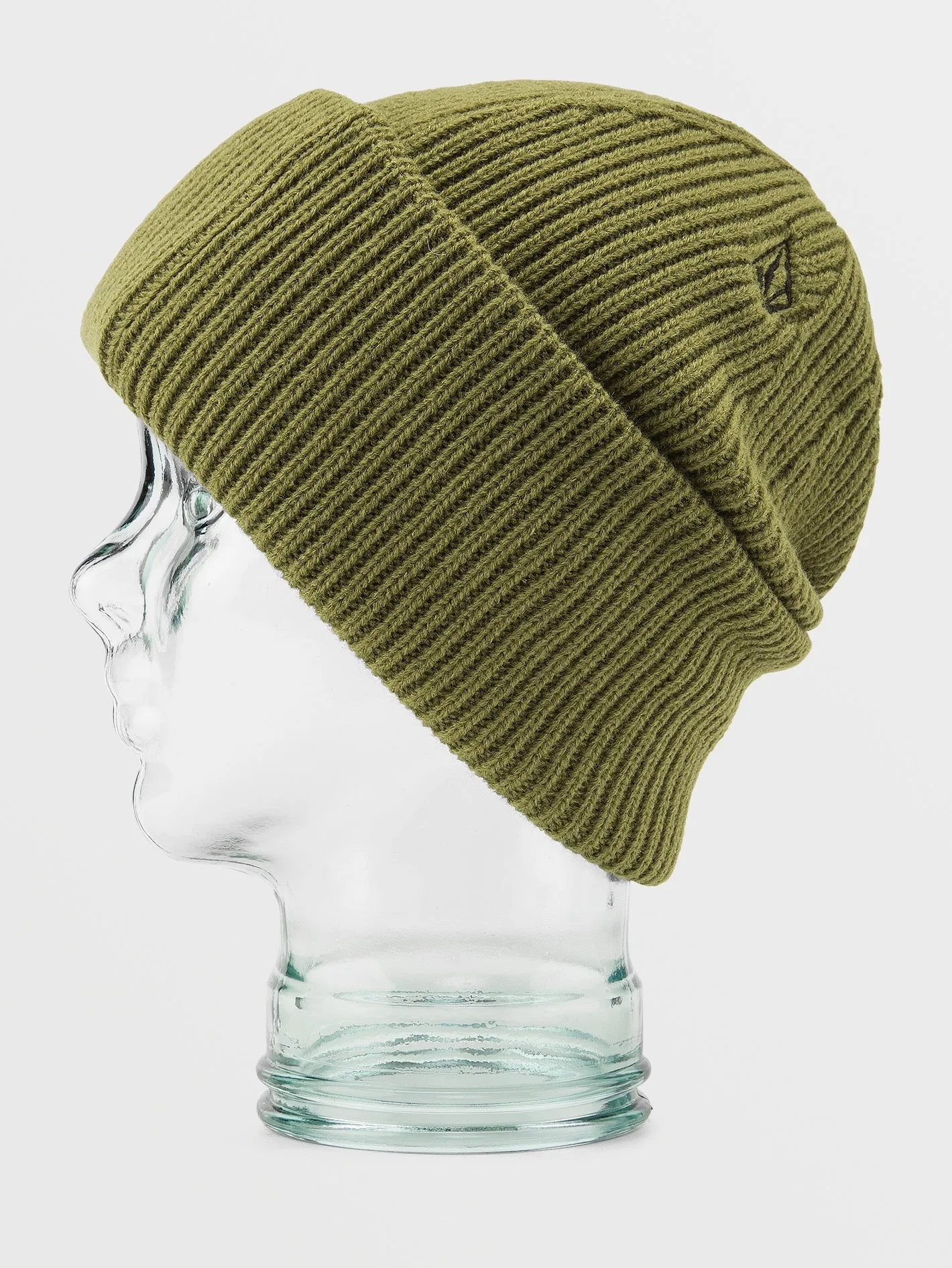 Mens Roller Beanie - Moss