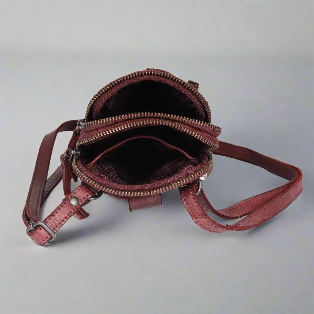 MET Small Leather Crossbody Bag