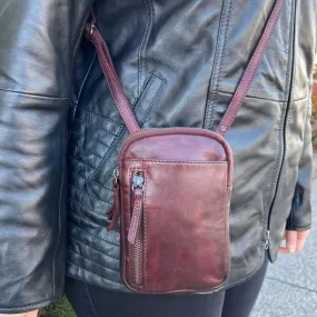 MET Small Leather Crossbody Bag