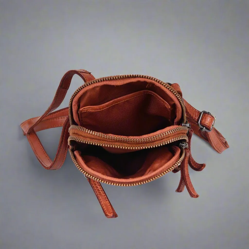 MET Small Leather Crossbody Bag