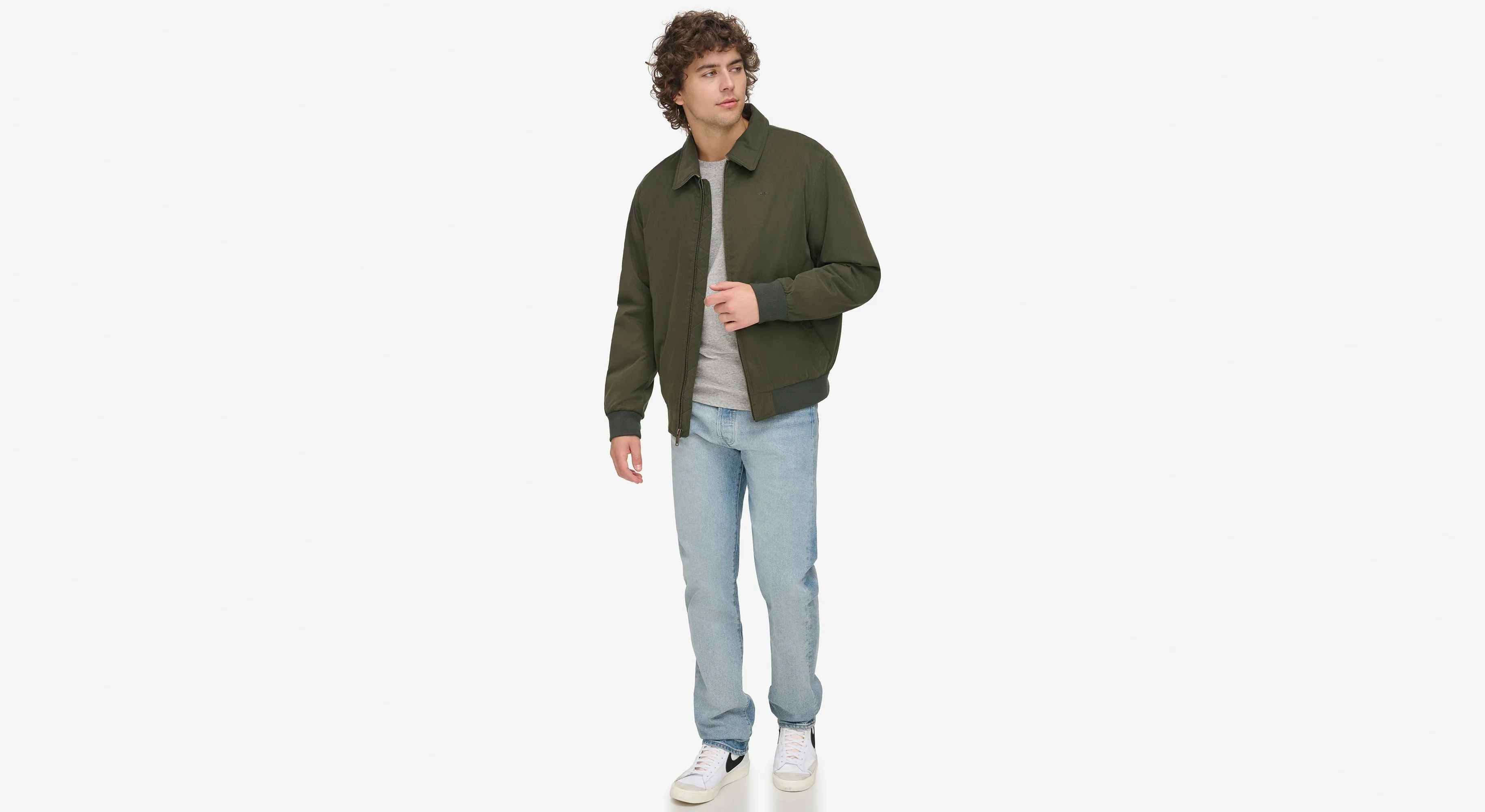 Microtwill Deck Bomber, Relaxed Fit