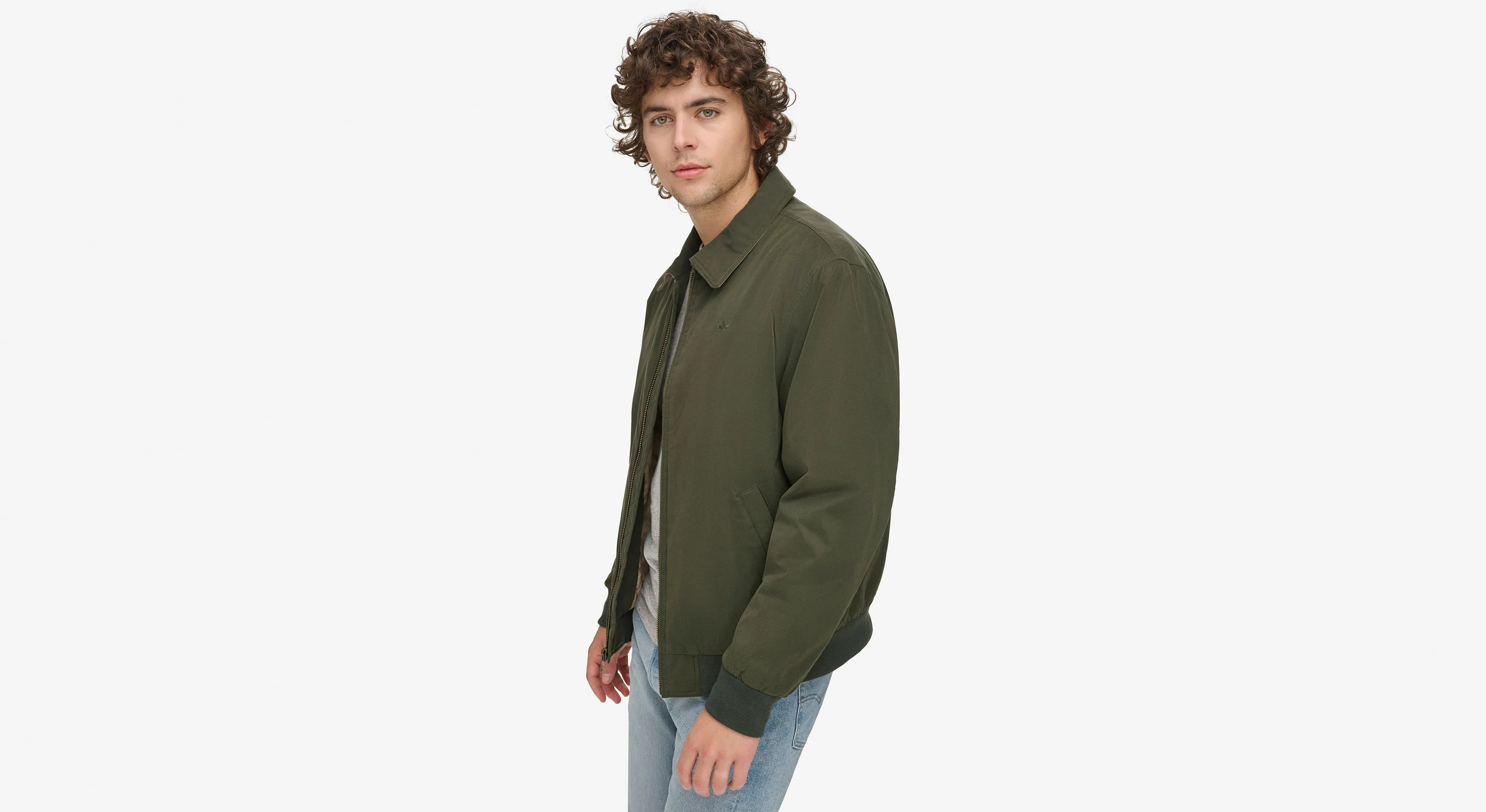 Microtwill Deck Bomber, Relaxed Fit