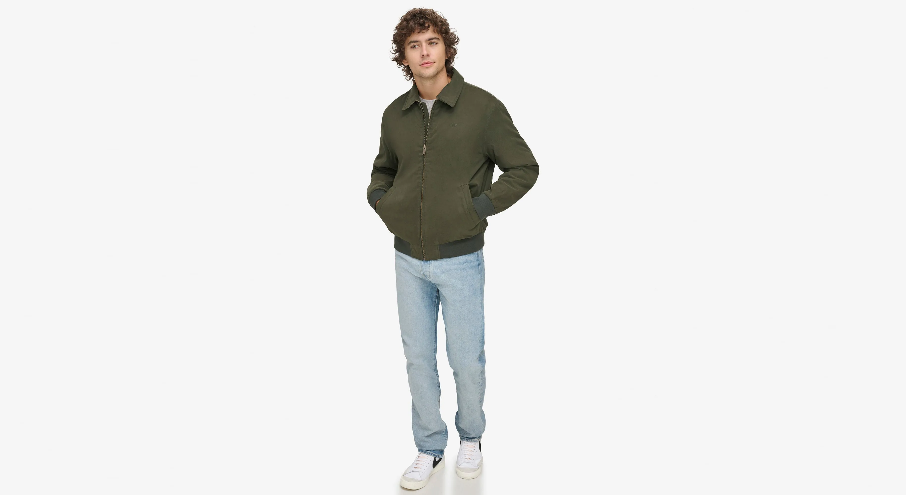 Microtwill Deck Bomber, Relaxed Fit