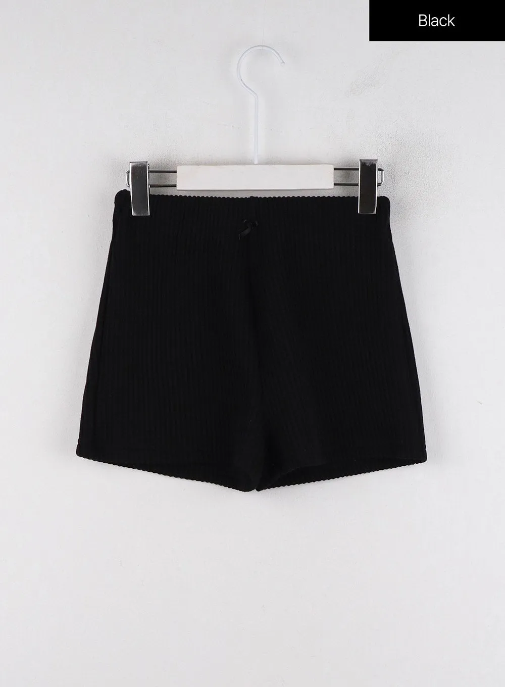 Mid Elastic Ribbon Band Corduroy Shorts ID313