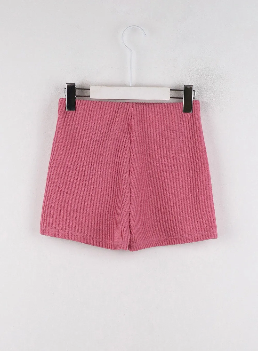 Mid Elastic Ribbon Band Corduroy Shorts ID313