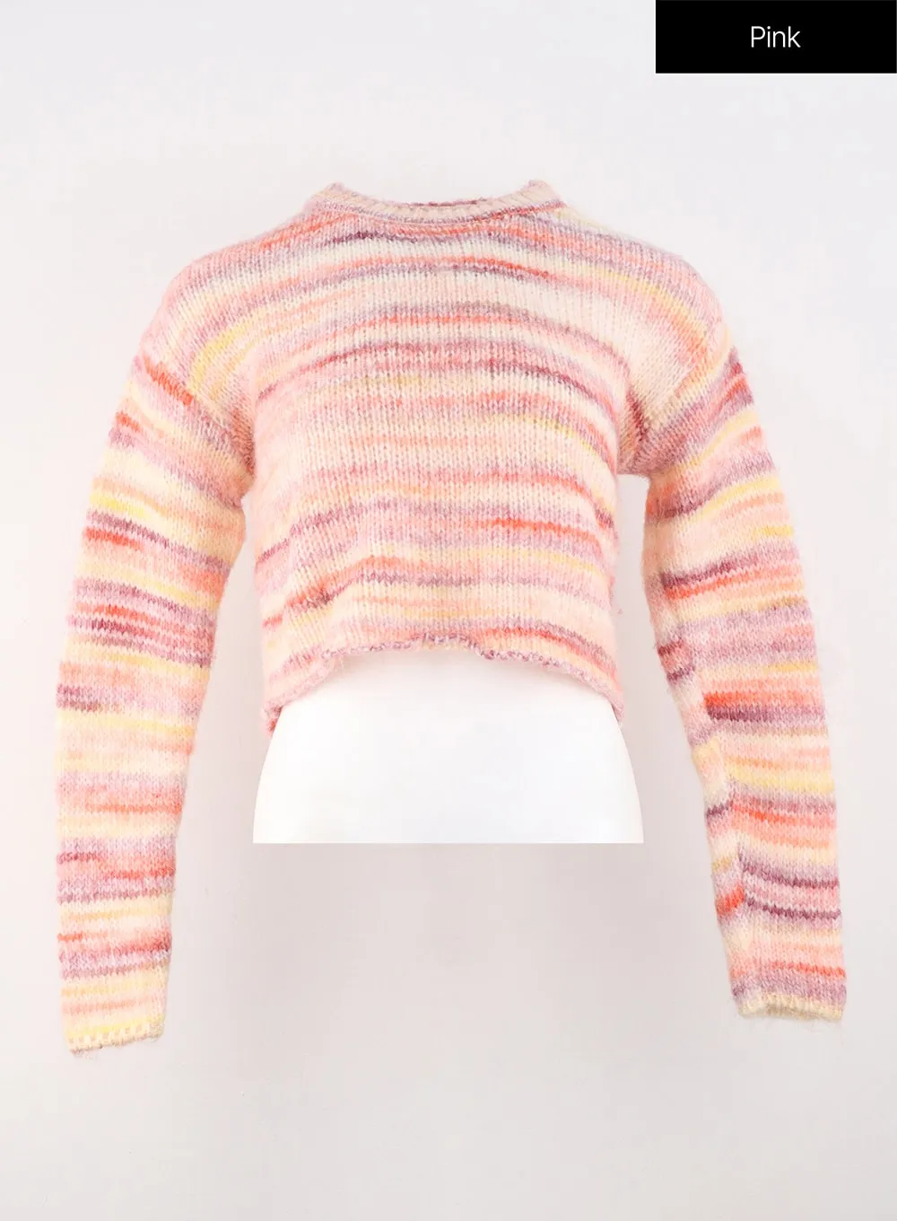 Mixed Color Striped Sweater OS315