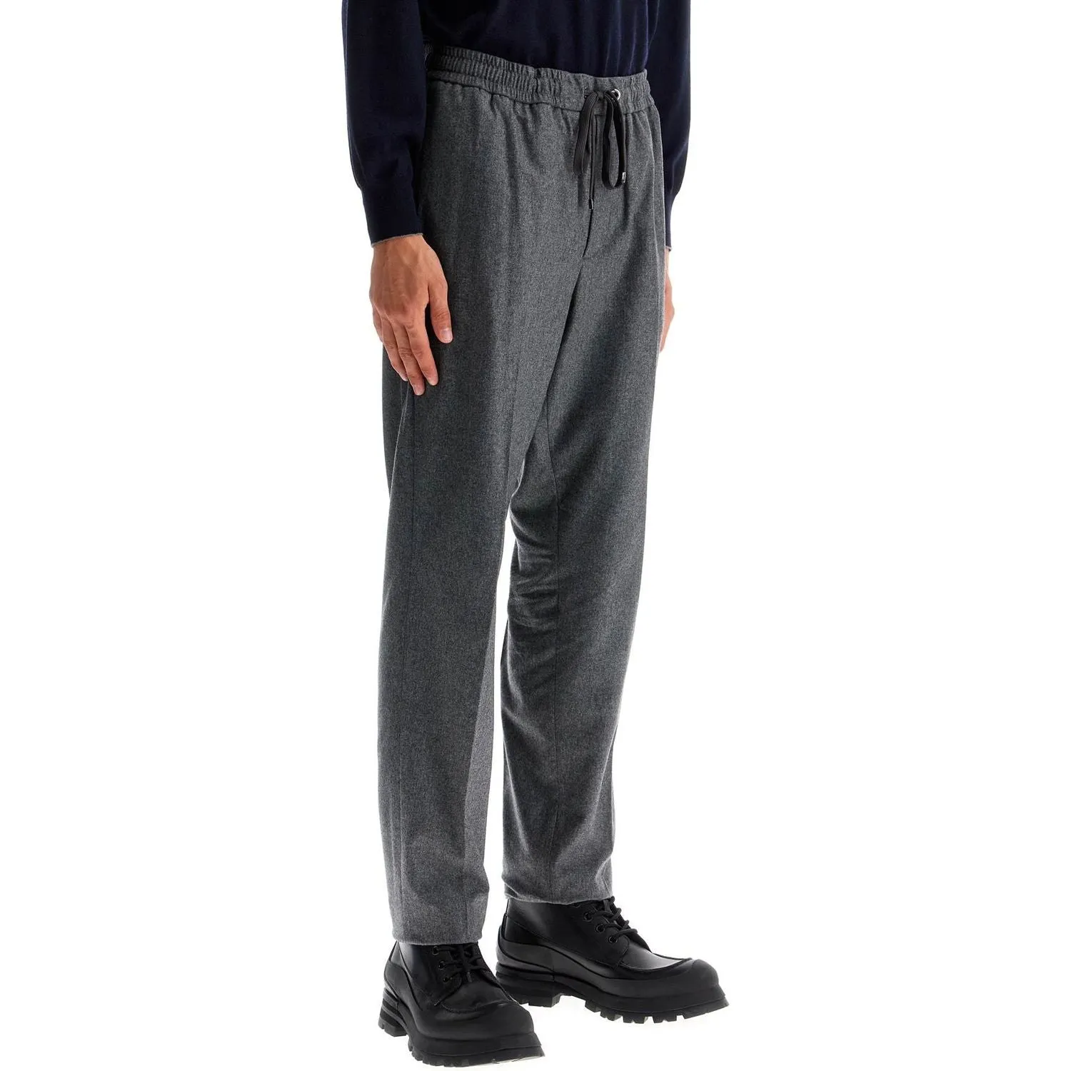 Moncler cashmere blend pants for men