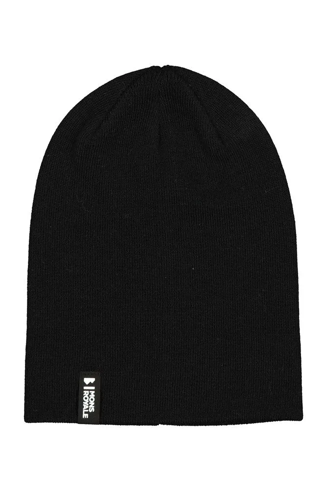 Mons Royale McCloud Beanie Black