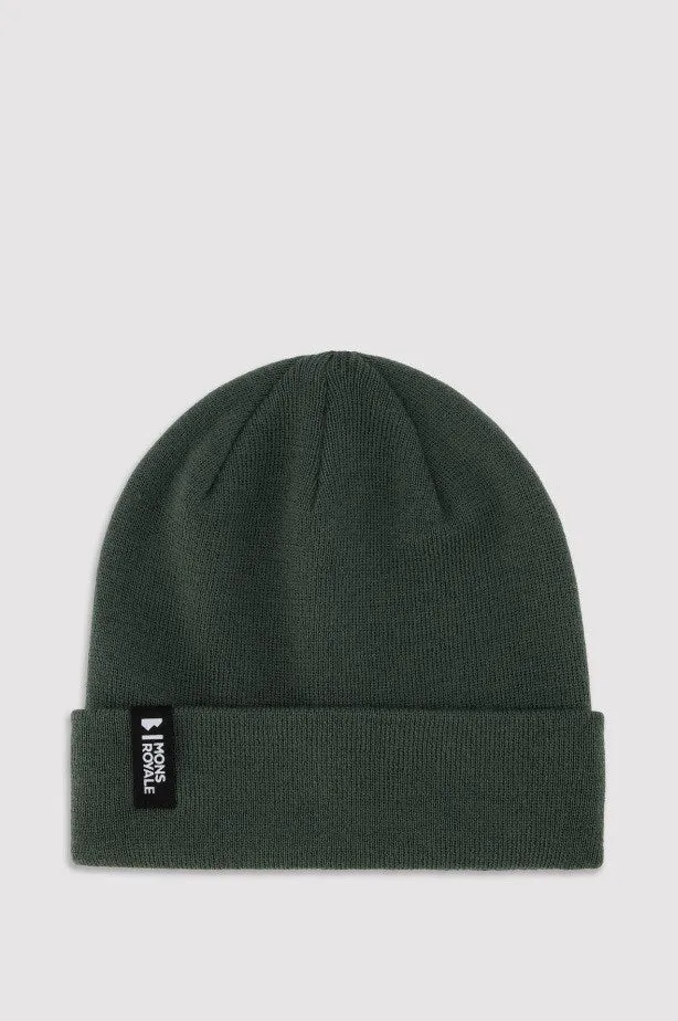 Mons Royale McCloud Beanie Burnt Sage