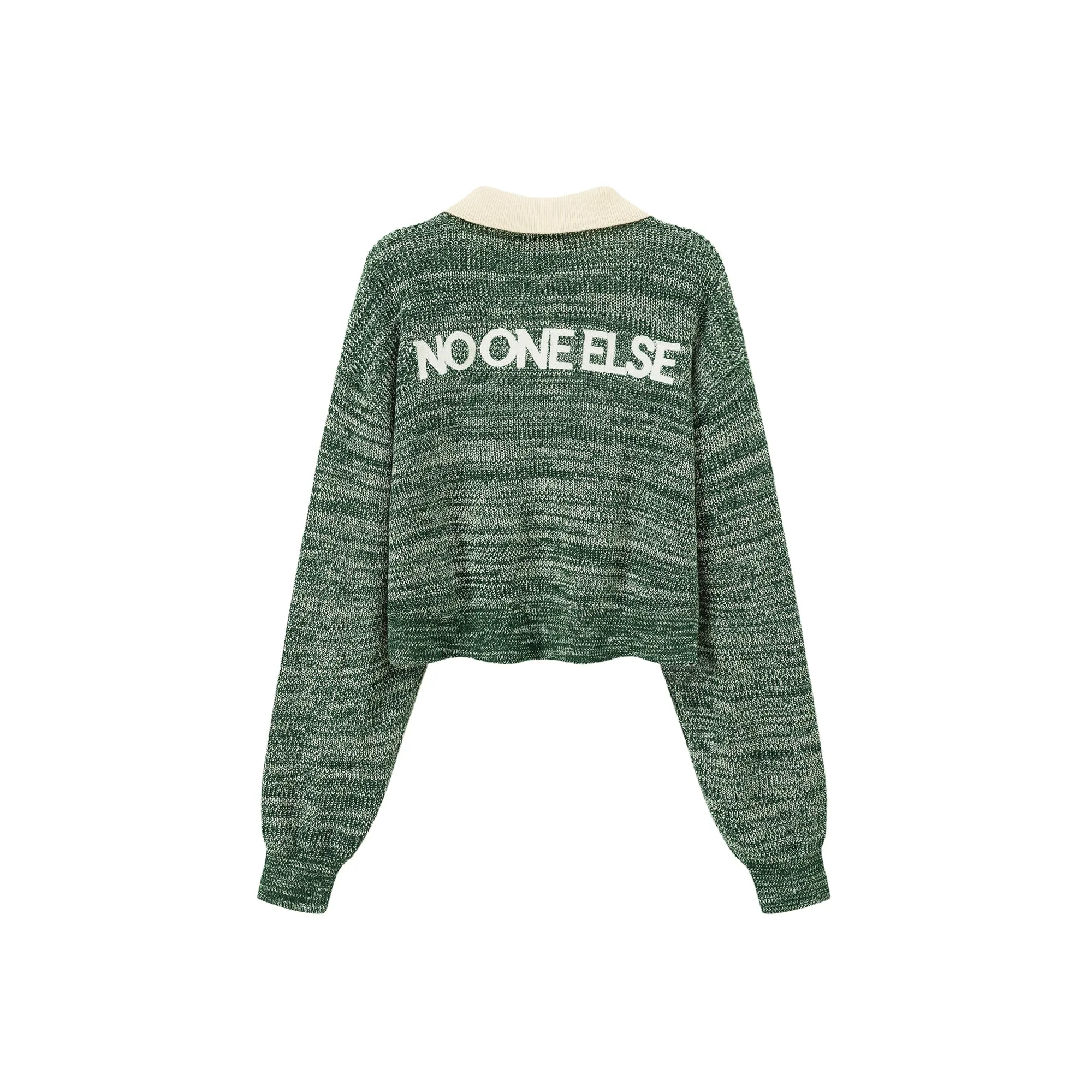 Noe Collar Crop Knit Sweater