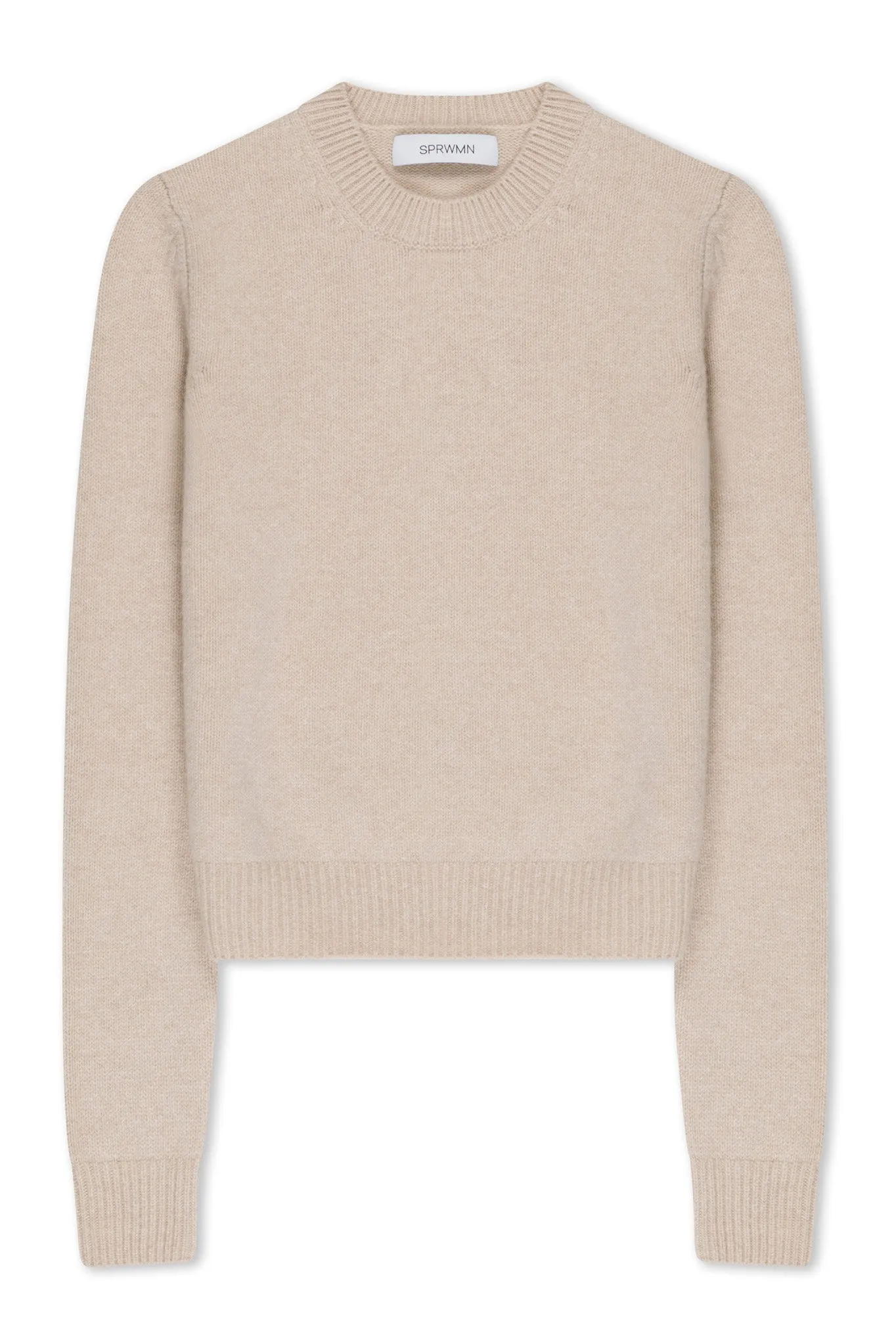 Oat Cashmere Crewneck Sweater