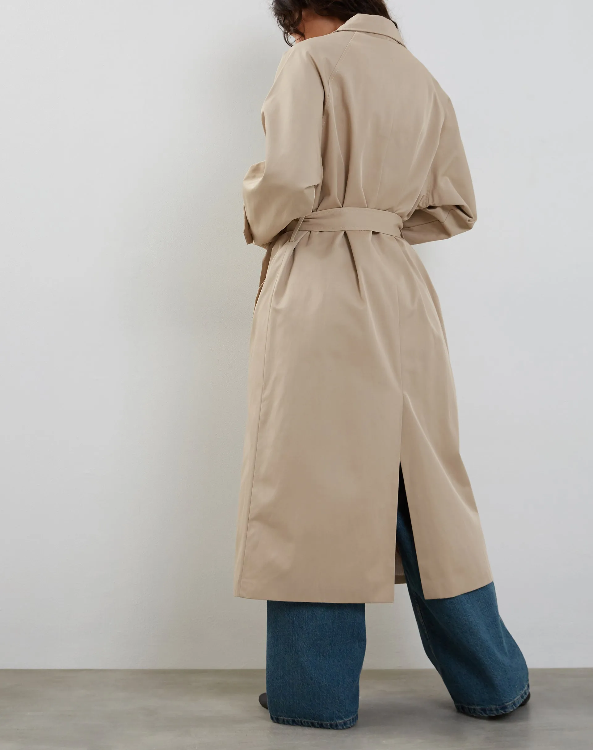 Panala Trench Coat in Sand