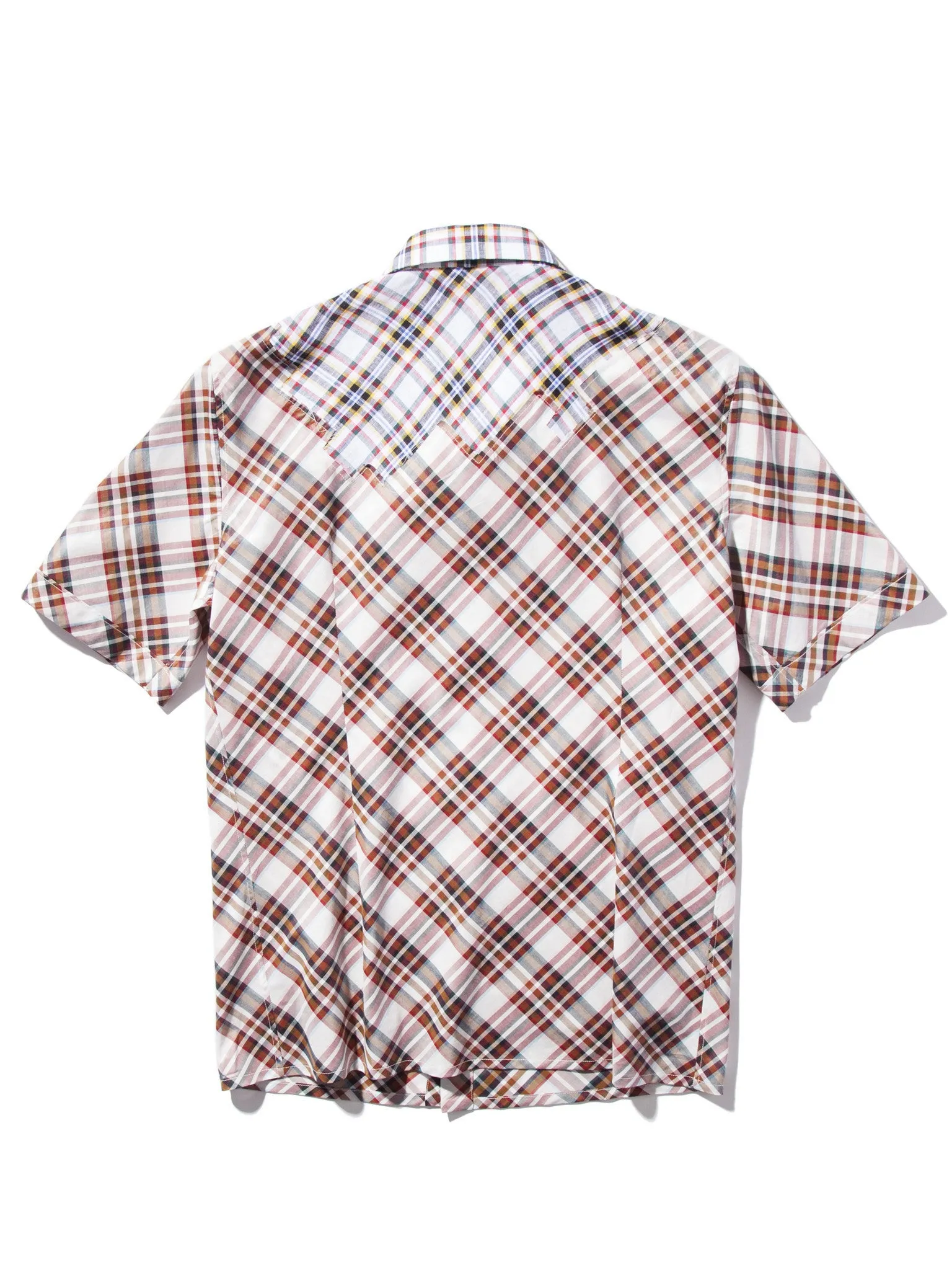 Patchwork Short Sleeve Shirt