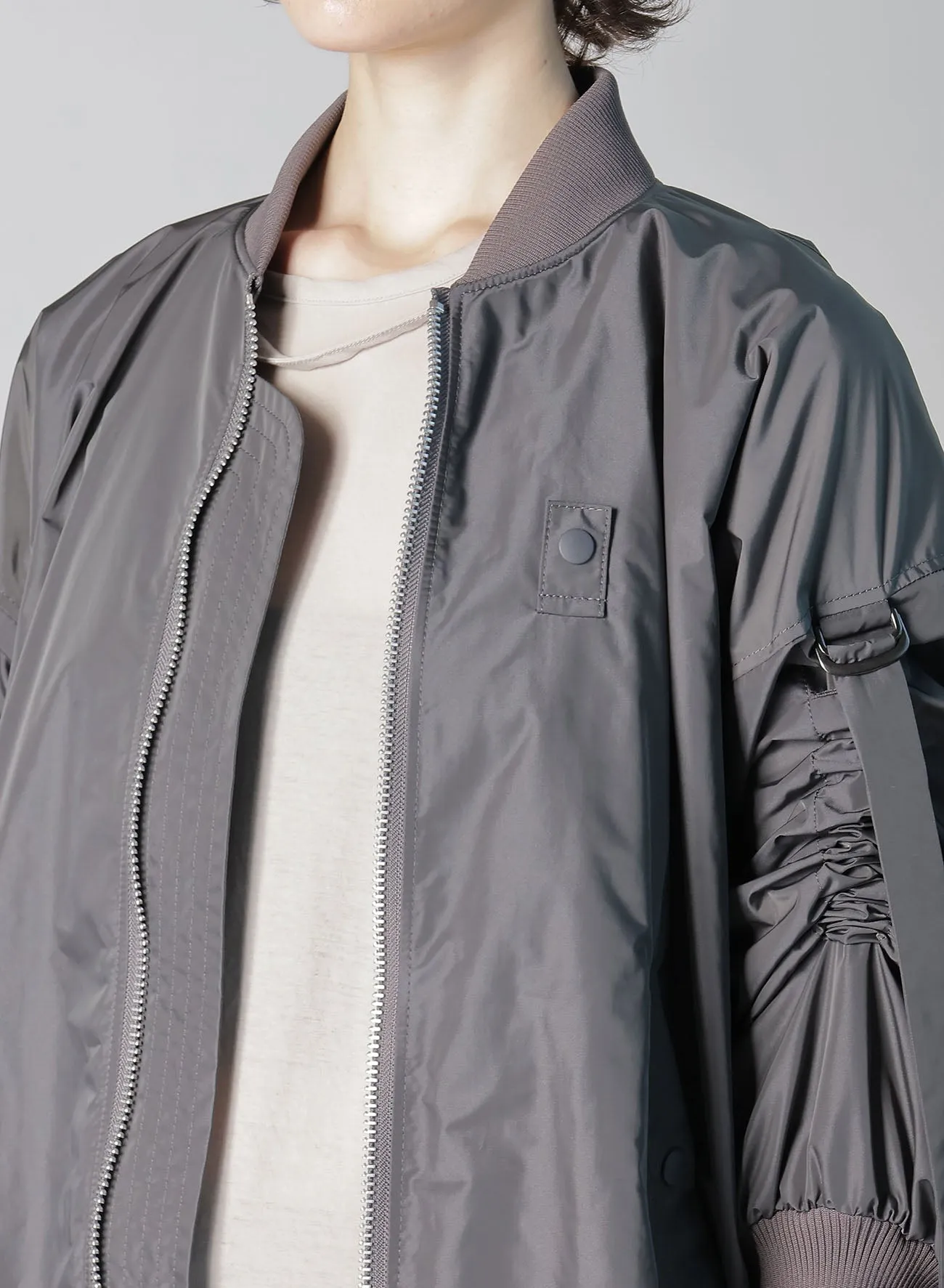 PE TWILL R-BELTED JKT