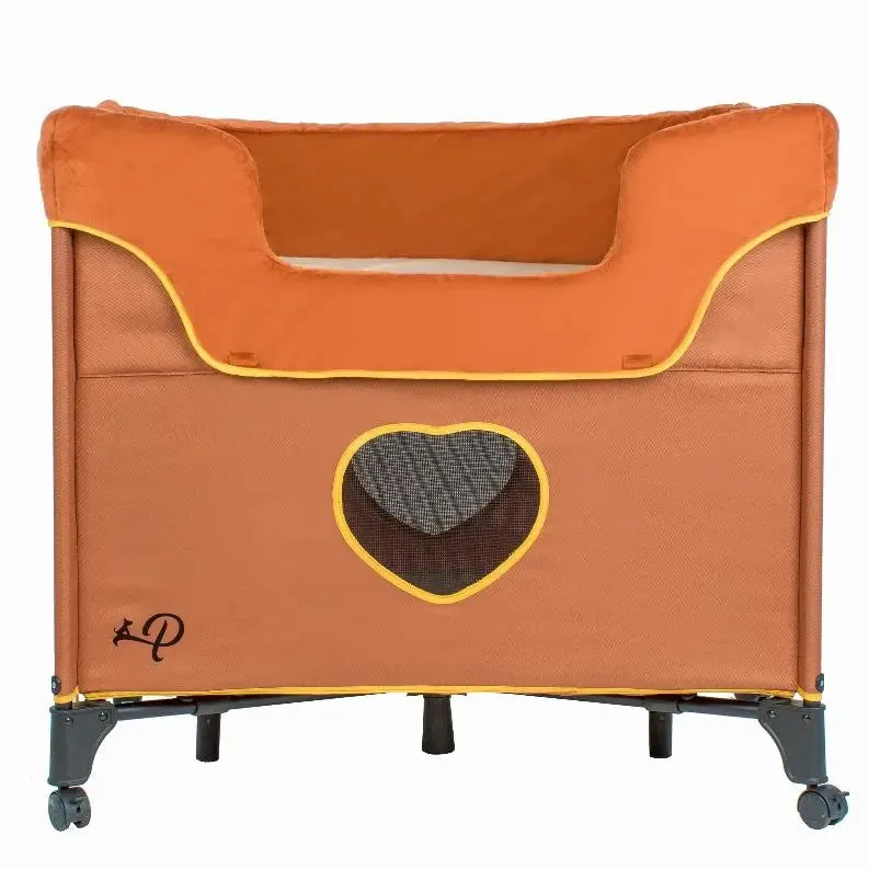 Petique's Bedside Lounge Pet Bed Comfort with Dual-Level Design, Double Mattresses, Air Flow Platform, Versatile Use, Stylish Functionality & Washable Dog Bed | Craftsmanship for Dogs Cats & More