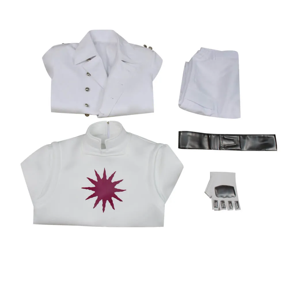 Raised By Wolves Marcus Cosplay Costume White Trench Coat Full Set Outfit