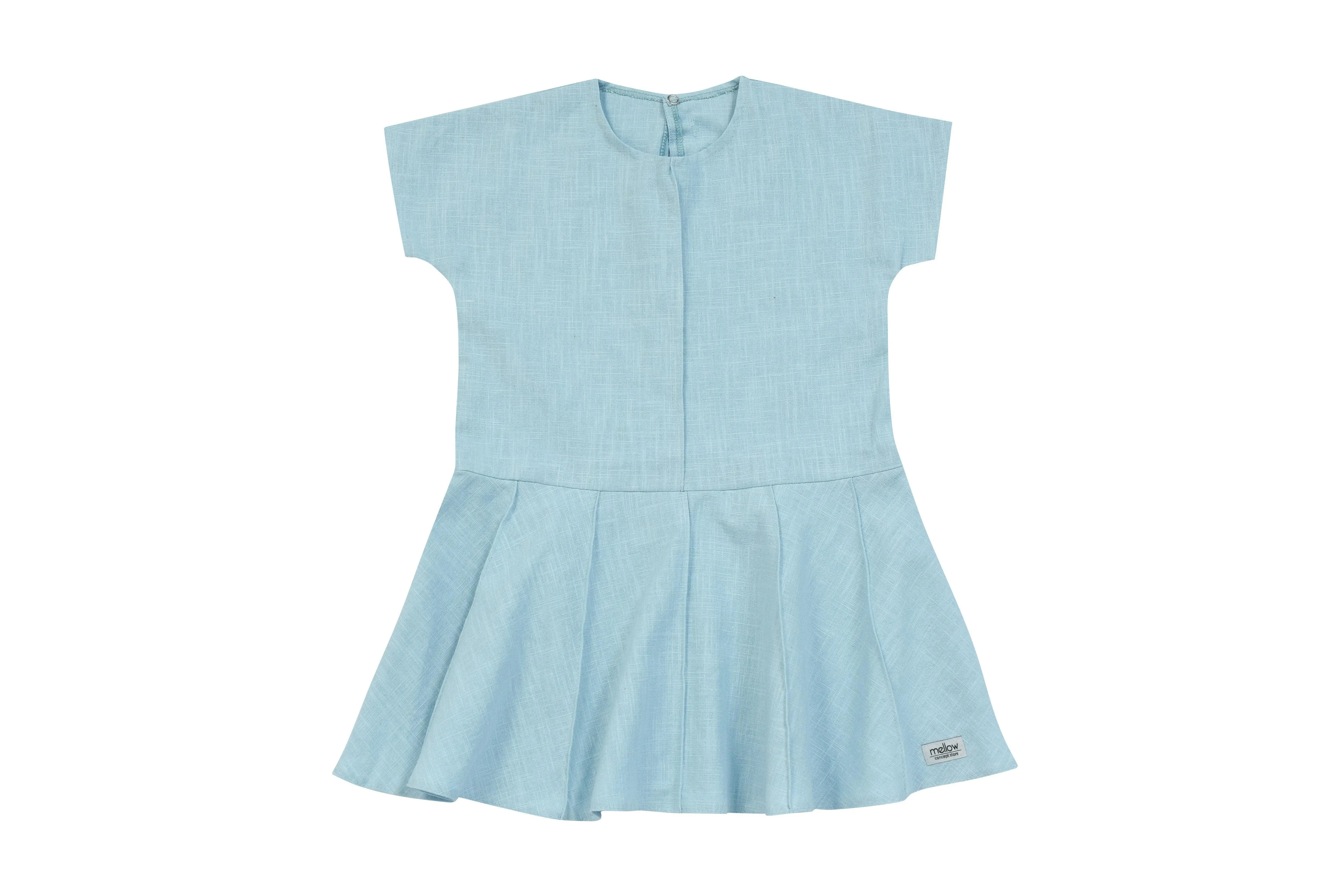 Ramie Baby/Kid Dress - Blue