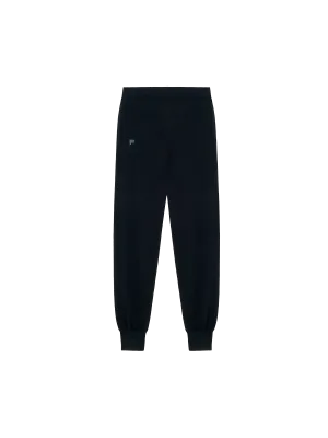 Recycled Cashmere Track Pants—black