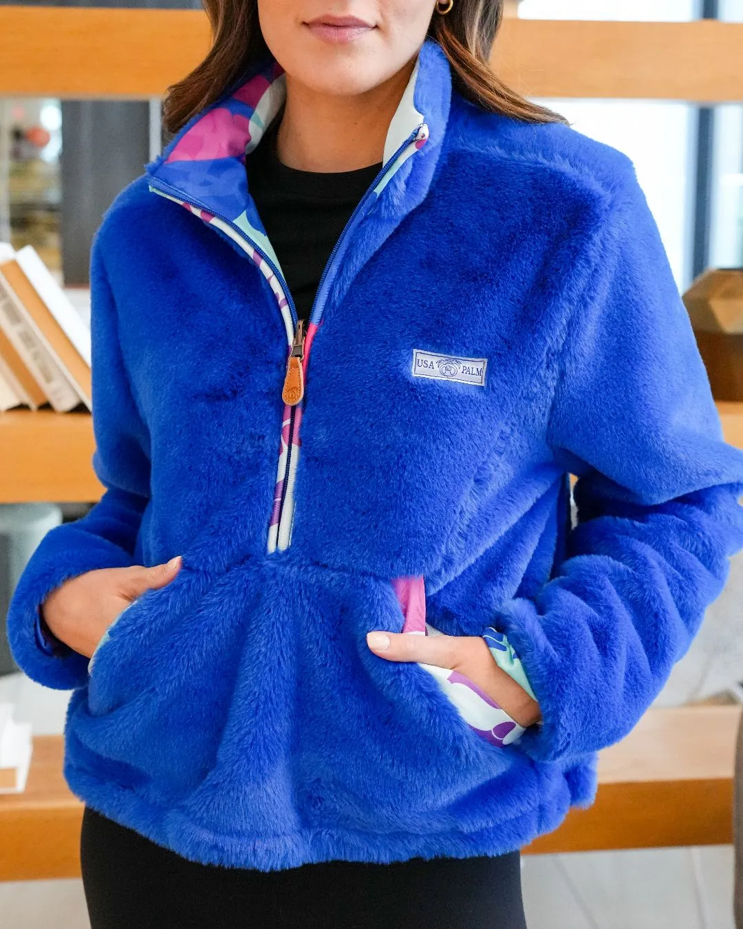 Reversible Womens 1/4 Zip