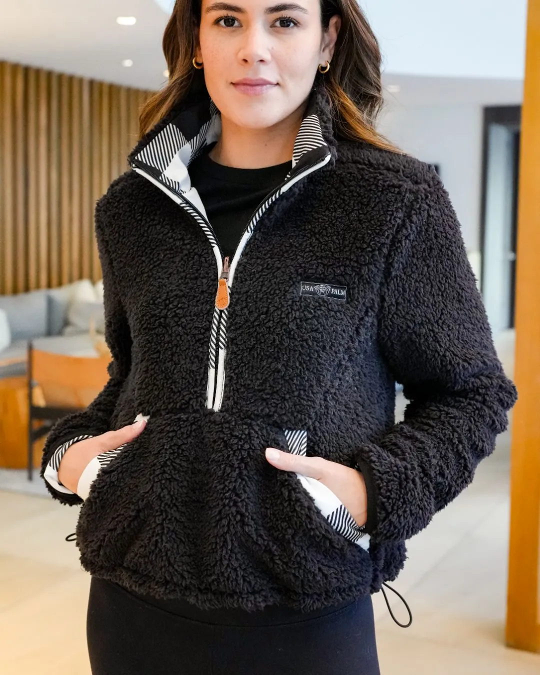 Reversible Womens 1/4 Zip