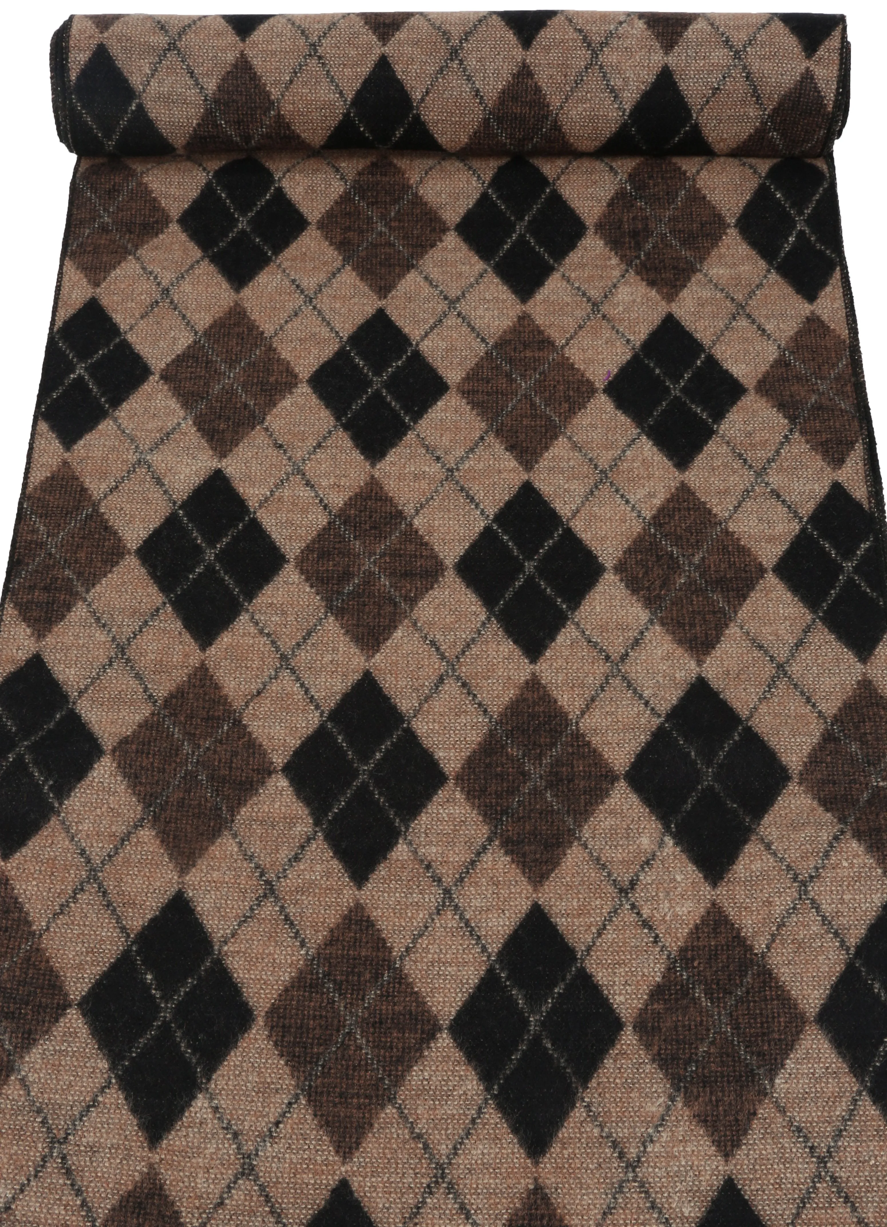 Sakkas Ezel Long Warm Argyle Patterned UniSex Cashmere Feel Scarf