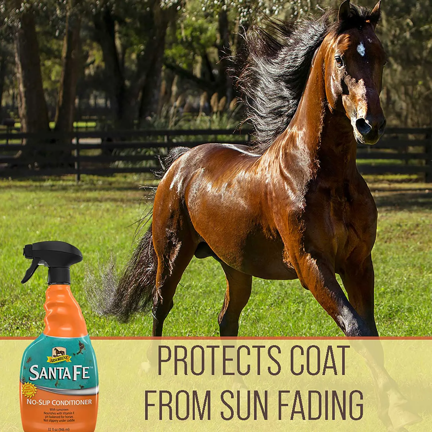 Santa Fe Coat Conditioner & Sunscreen, 32 oz