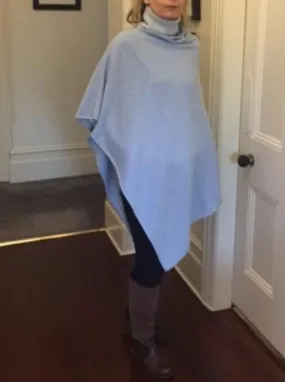 SCA 2-Ply Poncho - Powder Blue