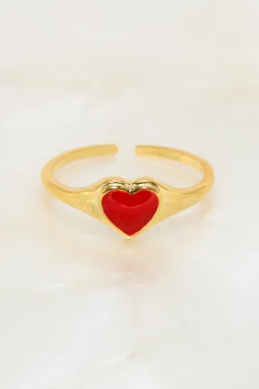 Scarlet Heart 925 Ring