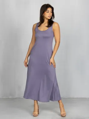 Scoop Neck Sleeveless Maxi Dress with Pockets