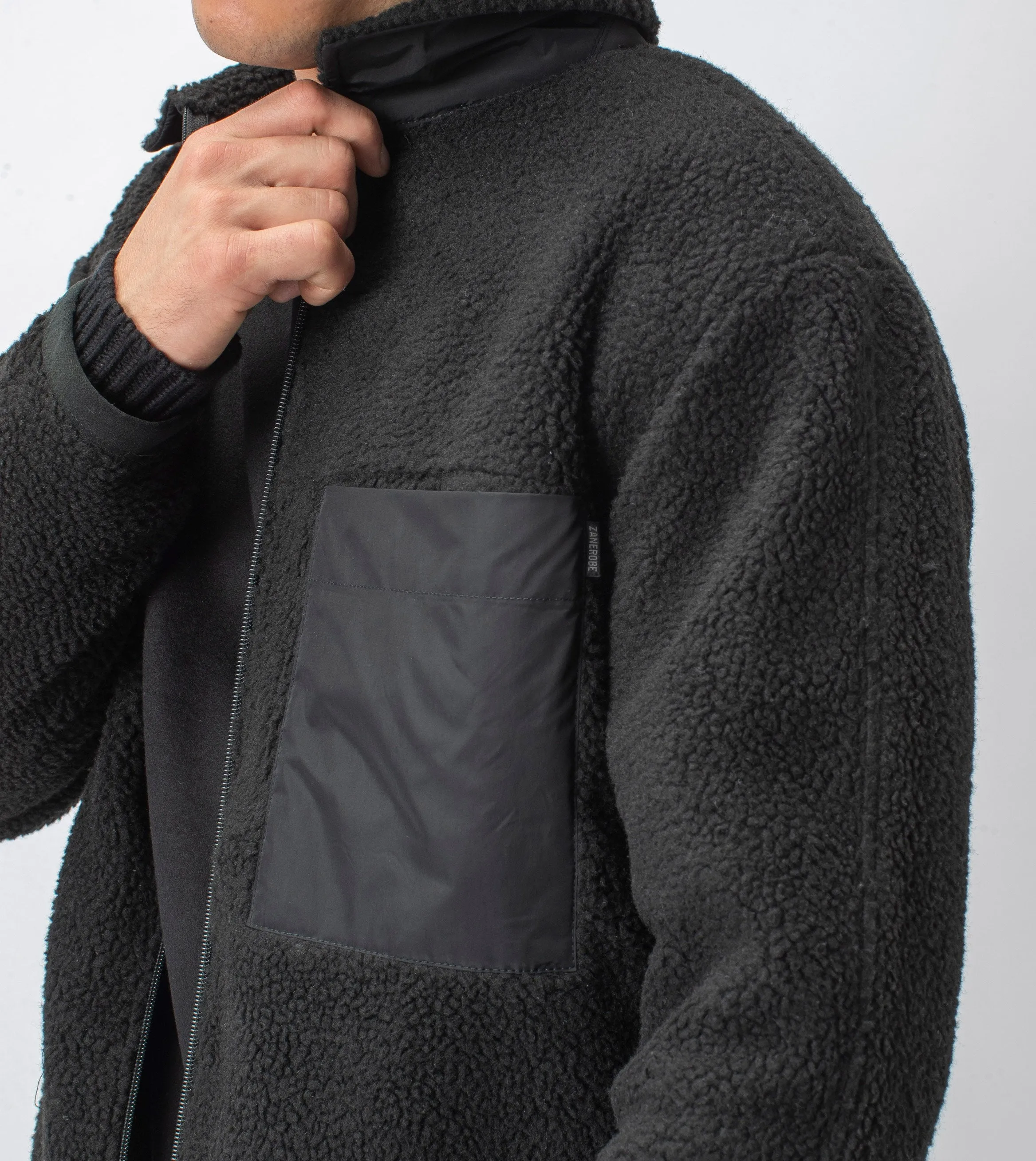 Sherpa Liner Jacket Black