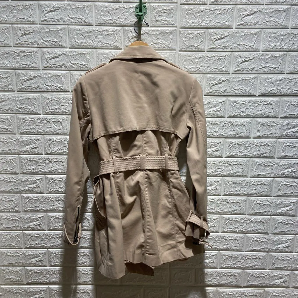 Short Trench Coat w/ Belt *as is*