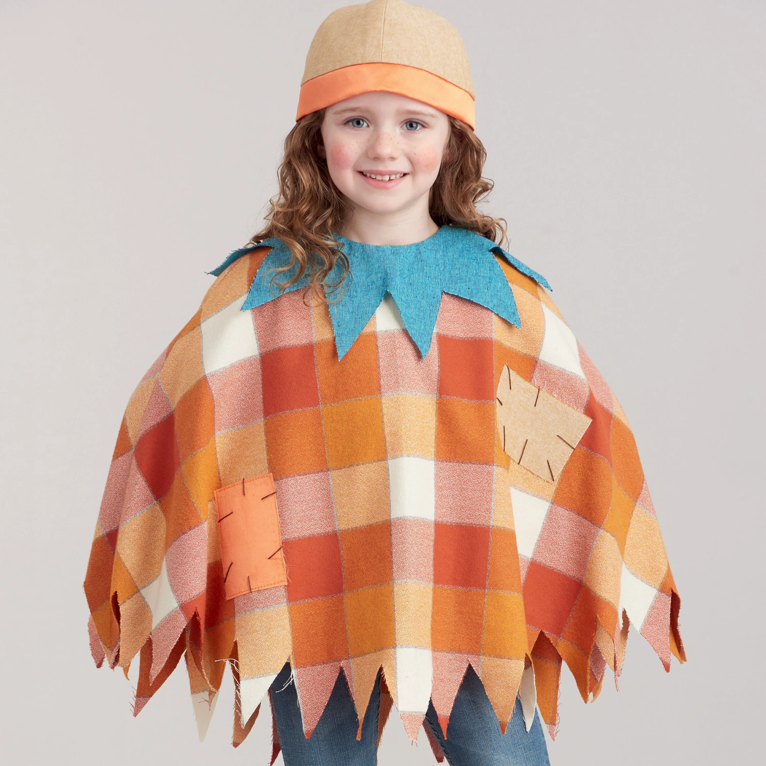 Simplicity Sewing Pattern S9351 Children's Poncho Costumes, Hats and Face Masks