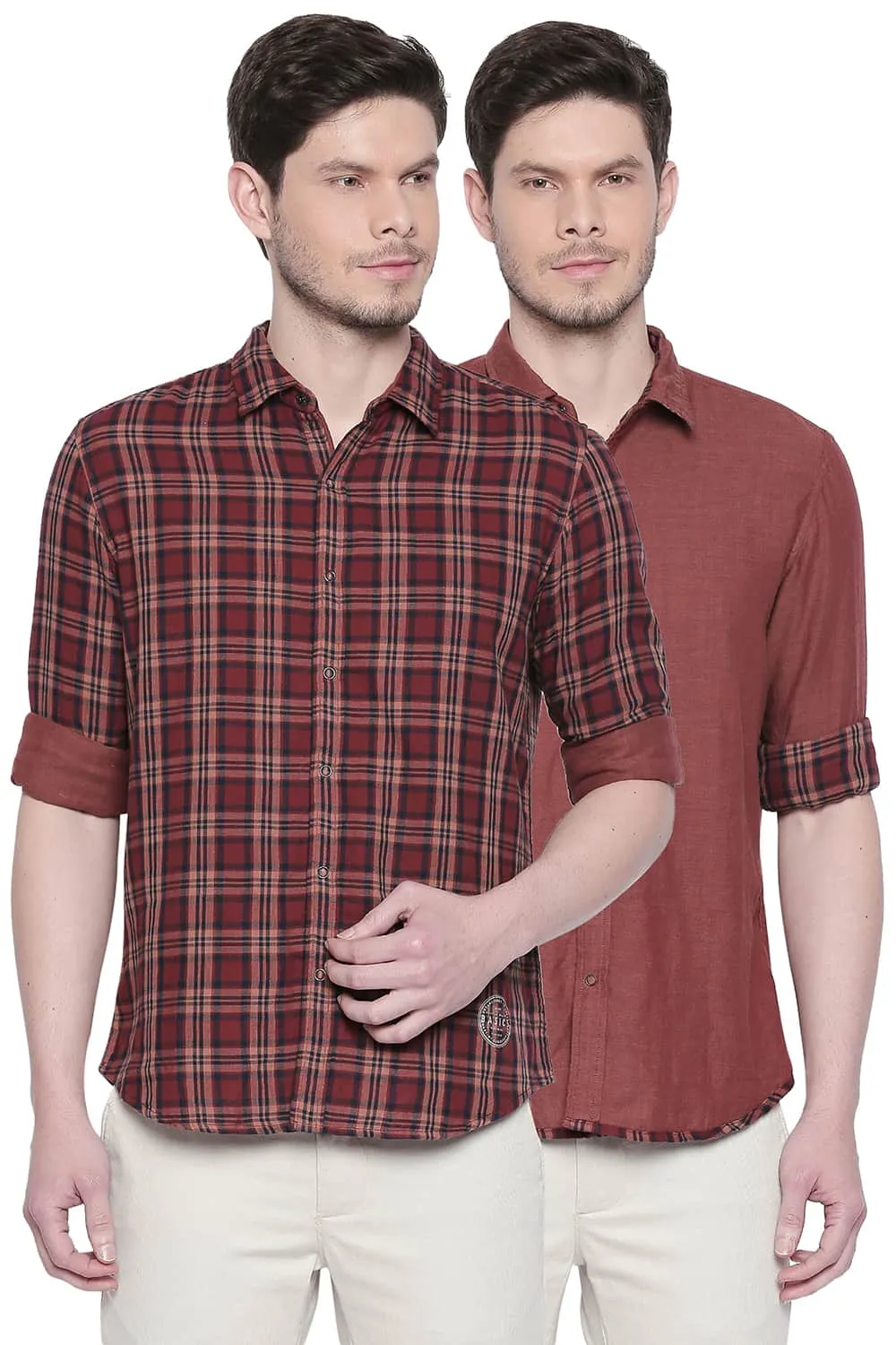 Slim Fit Reversible Shirt