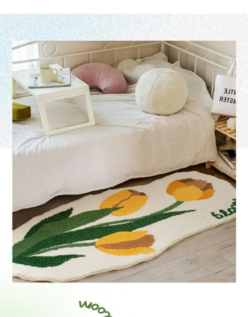 Soft Rose Plush Rug