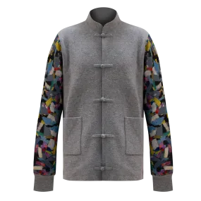 SPARKLE BY KAREN CHAN x HKMoA【PATCHWORK】100% Cashmere Tang Jacket / Kung Fu Jacket (百衲衣)(吳冠中)