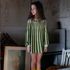 STRIPES KNITTED DRESS 10Y