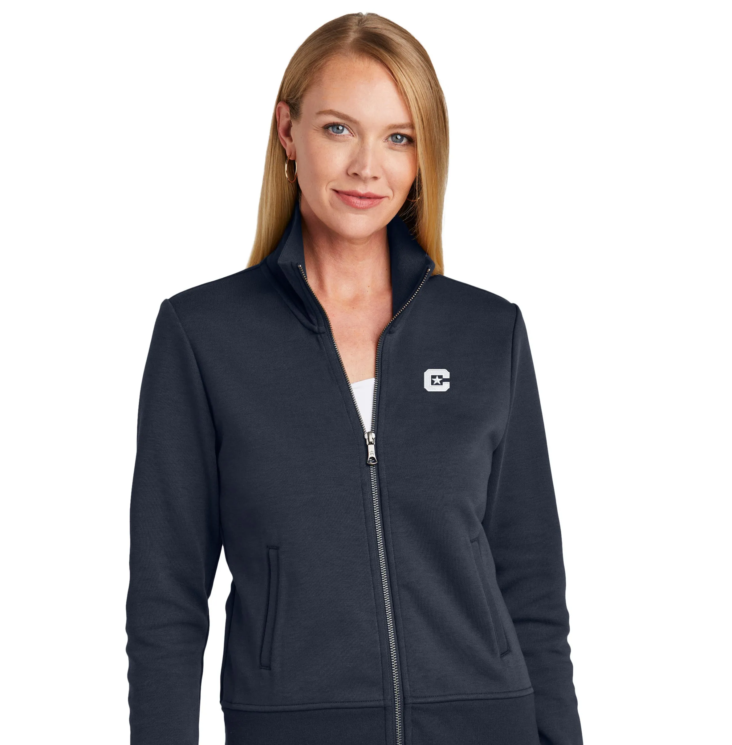 The Citadel C, Brooks Brothers® Women’s Double-Knit Full-Zip Jacket