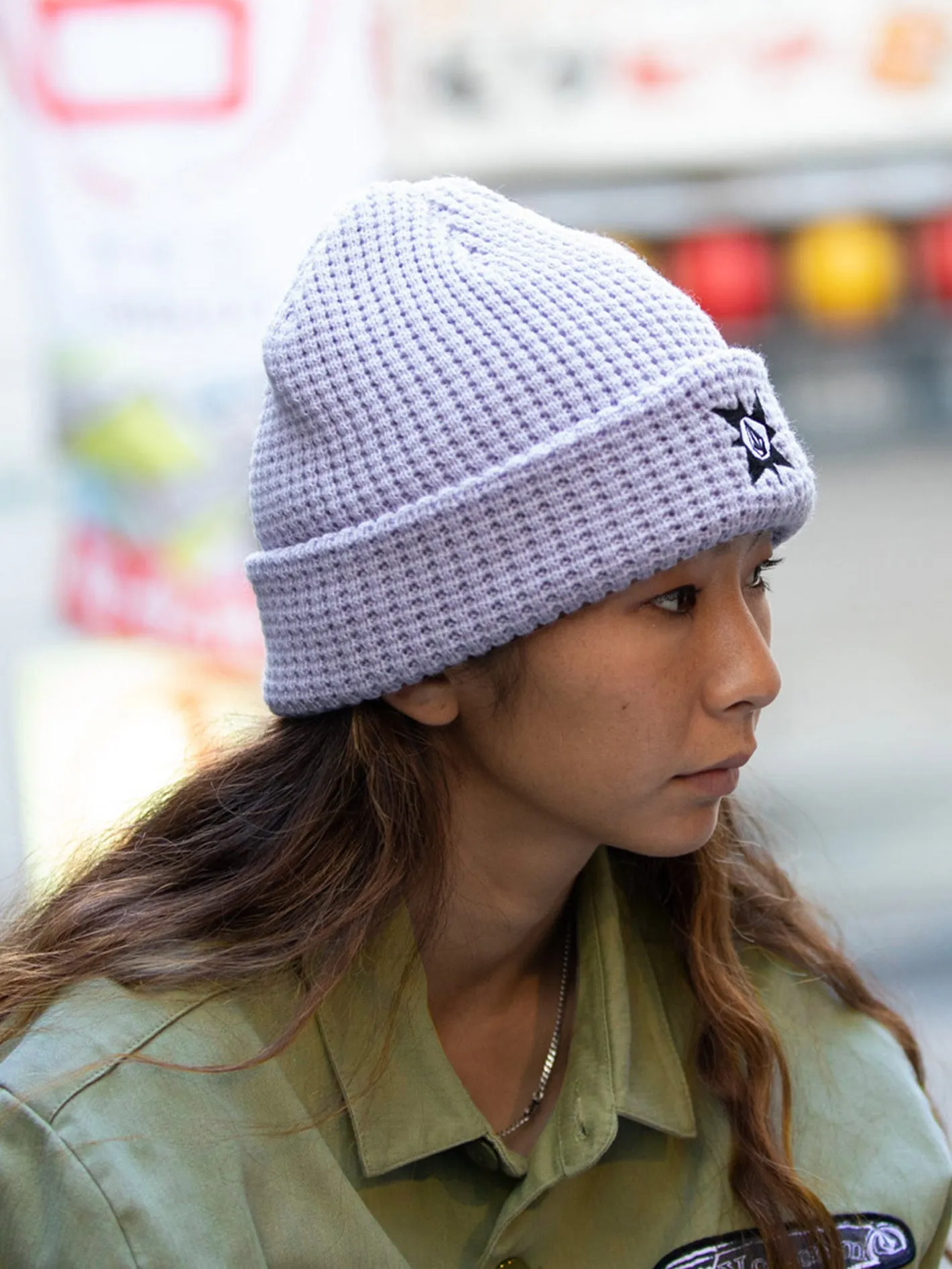 Tokyo True Collage Beanie - Violet Ice